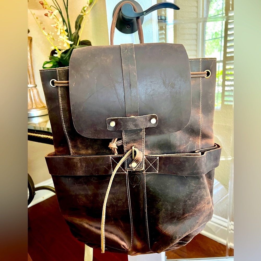 Geniune Leather Backpack